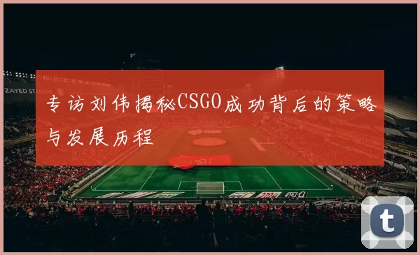 专访刘伟揭秘CSGO成功背后的策略与发展历程